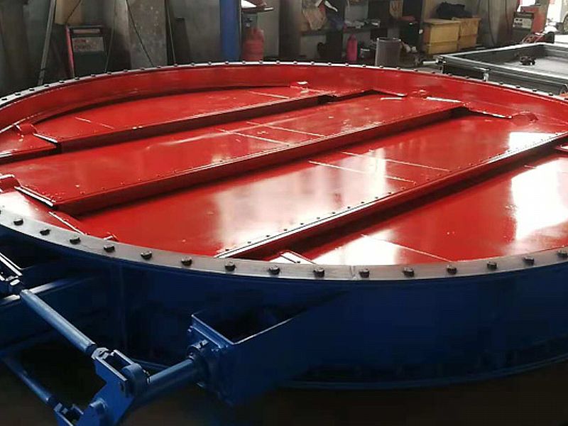 又一個(gè)圓形擋板門制作完工了，快來(lái)看