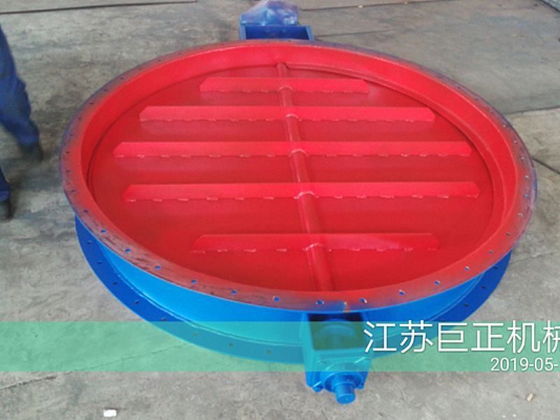 圓形擋板門（直徑150cm），順利完工