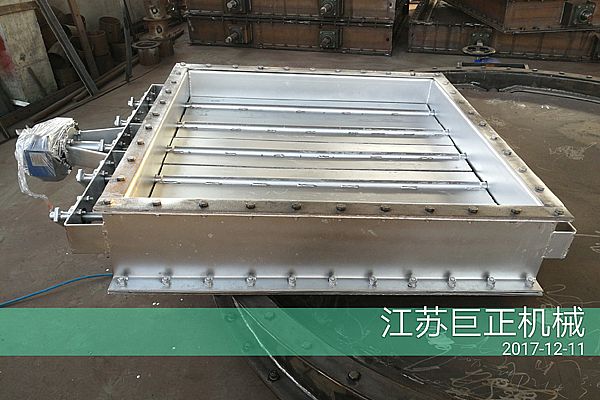 方形擋板門（寬8m）完工，待包裝