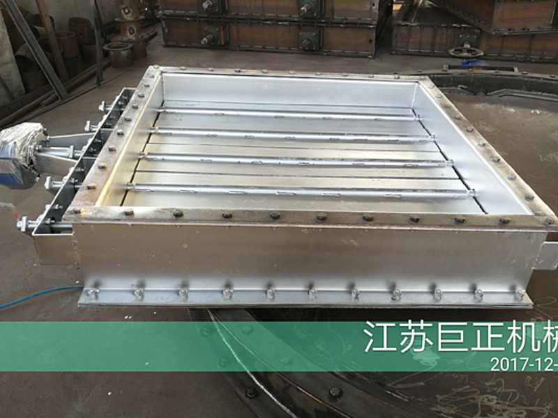 方形擋板門（寬8m）完工，待包裝