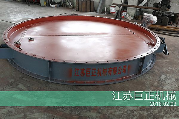 圓形擋板門（直徑270cm）完工了，準(zhǔn)備發(fā)往江西客戶