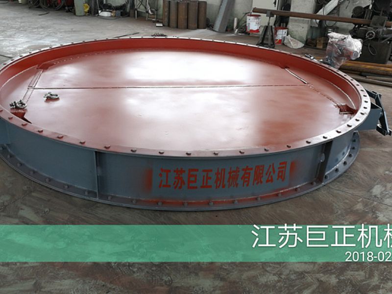 圓形擋板門（直徑270cm）完工了，準(zhǔn)備發(fā)往江西客戶